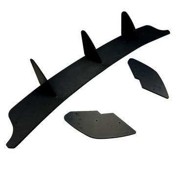 Rear Diffuser For 10-14 VW Golf 6 MK6 GTI 3 Fin Valance Spoiler